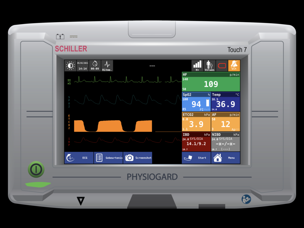 Schiller Physiogard Touch 7 Monitor