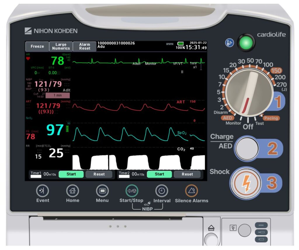 REALITi Nihon Kohden EMS 1052